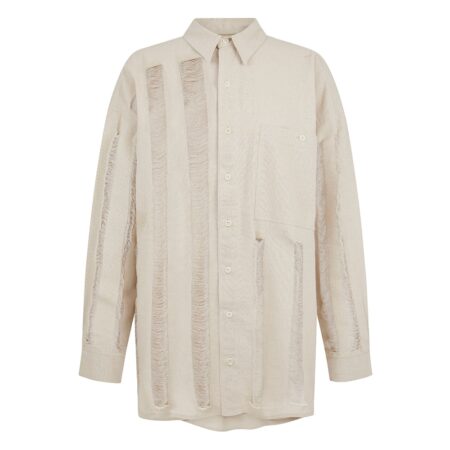 Product image: De- Threaded Shirt Linen Cotton