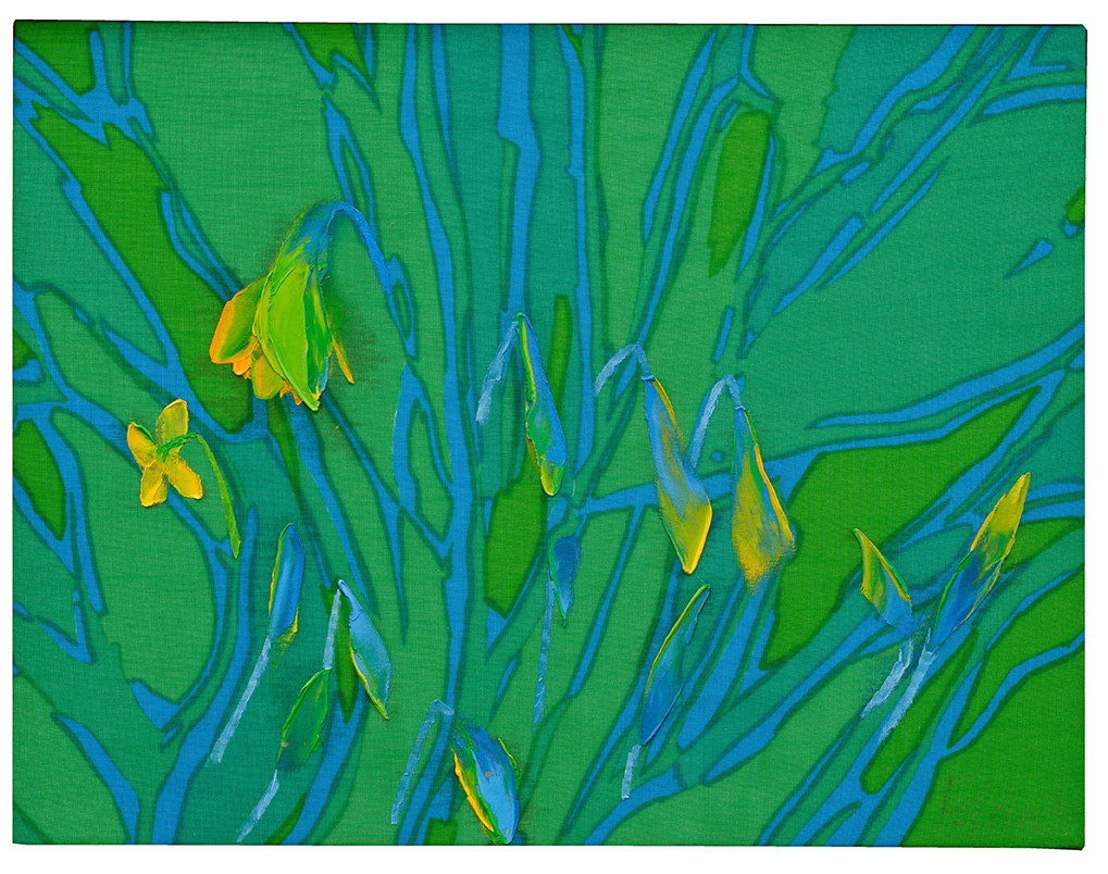 Product image: Daffodils on Viridian, 1996