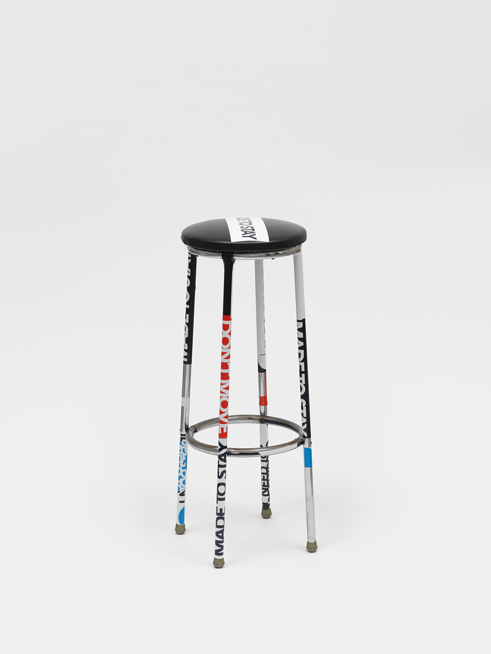 Product image: Bar Stool, modified by Vasso & Finn, claim stickers, 2022 Athens, 4.6 tons